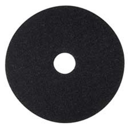 3M COMMERCIAL 3M MMM08379 Stripping Pad- 17in.- 5-CT- Black 8379